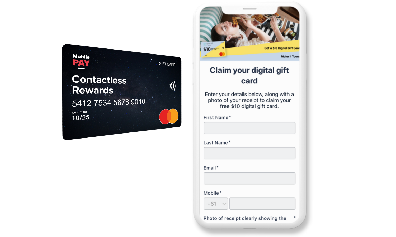 Mobile Pay eGift Cards